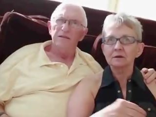 Granny & Husband Invite a Young Stud to Fuck Her: sex film 4e